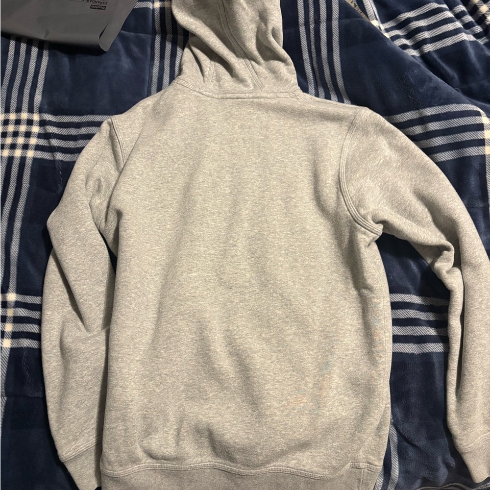 Nike Men's Light Gray Hoodie - Picture 2 of 2